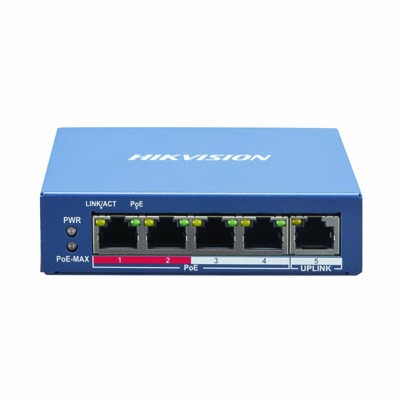 DS-3E1105P-EI/M محول POE 4 منافذ