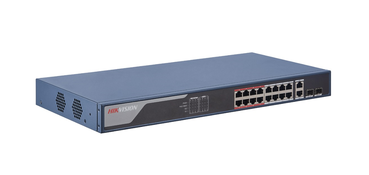 DS-3E1318P-EI محول POE 16 منافذ